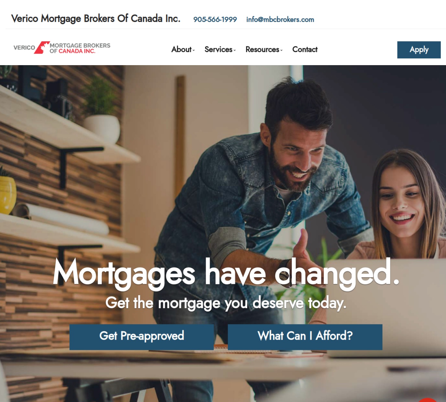 Mortgage Brokers of Canada website